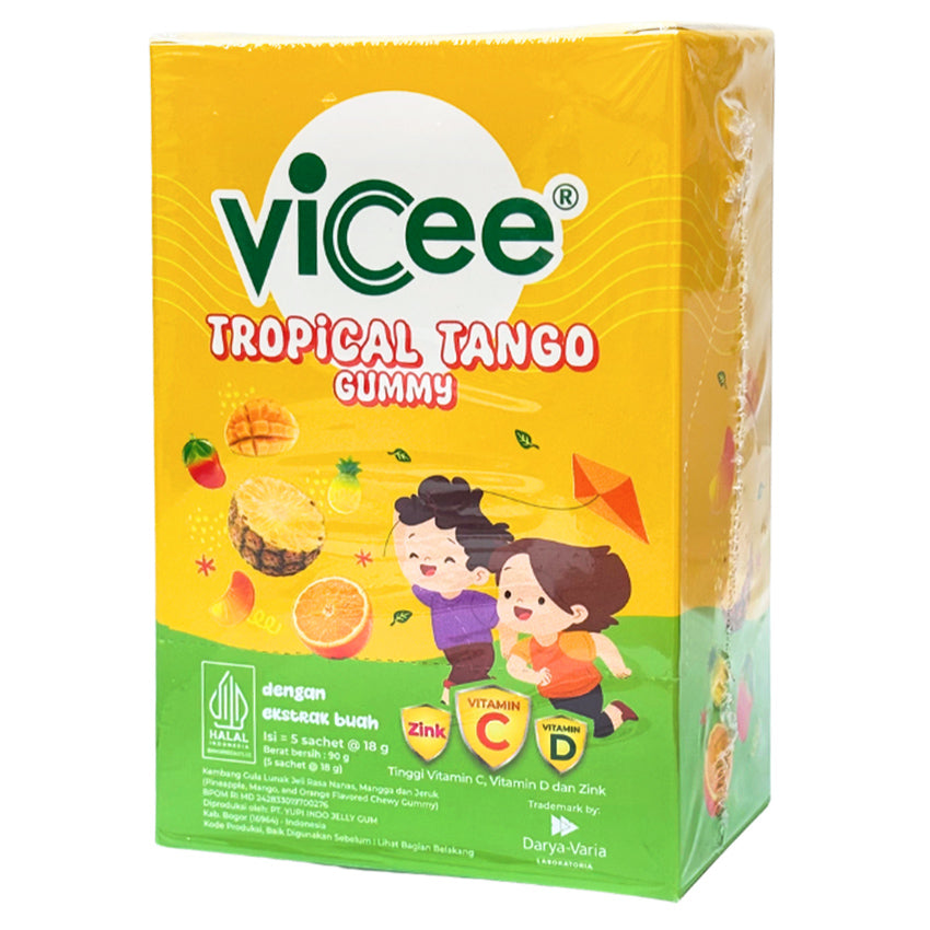 Vicee Tropical Tango Vitamin Gummy untuk Anak - 30 Pcs