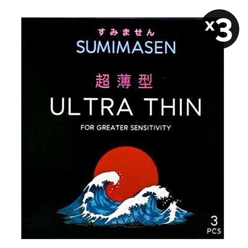 Sumimasen Kondom Ultra Thin - 3 Pcs (3 Box)