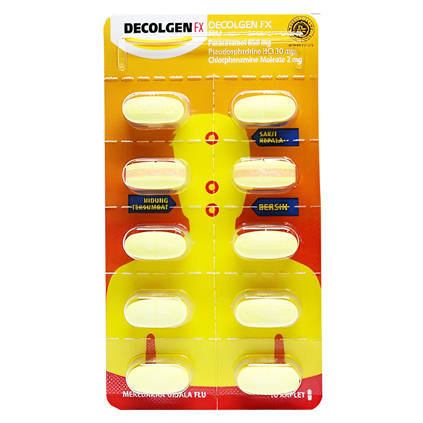 Decolgen FX Obat Batuk & Flu - 10 Tablet