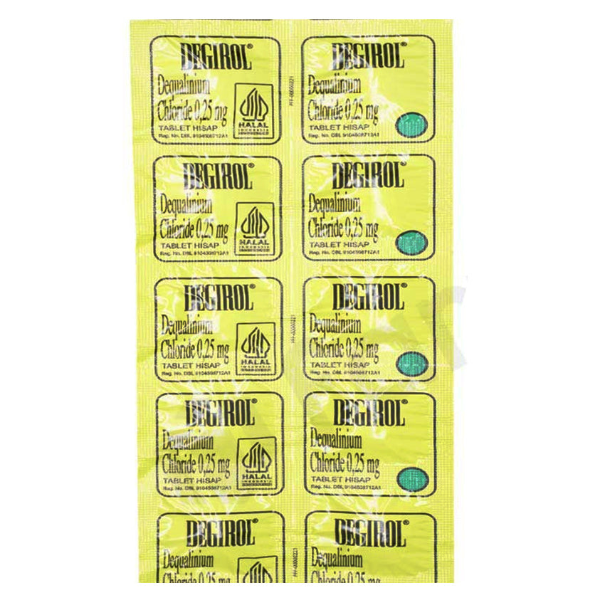 Degirol Tablet Hisap Radang Tenggorokan - 10 Tablet