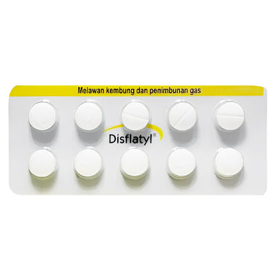 Disflatyl Obat Maag & Kembung - 10 Tablet