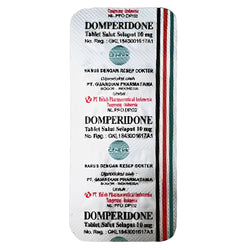 Gambar Domperidone 10mg Obat Mual - 10 Tablet [Nulab] Obat