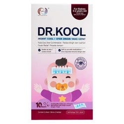 Gambar Dr. Kool Baby Plester Demam untuk Bayi - 2 Pcs Suplemen Kesehatan