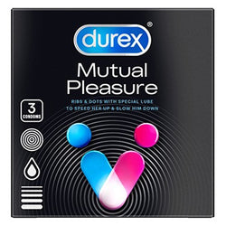 Gambar Durex Kondom Mutual Pleasure - 3 Pcs Kondom