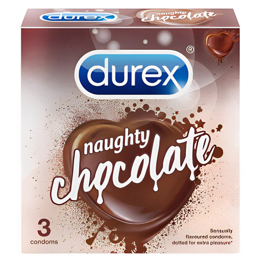 Gambar Durex Kondom Naughty Chocolate - 3 Pcs Jenis Kondom