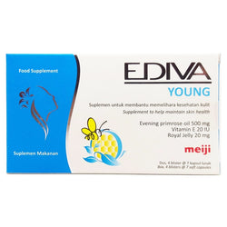 Gambar Ediva Young Suplemen Kesehatan Kulit - 28 Kapsul Kesehatan Kulit