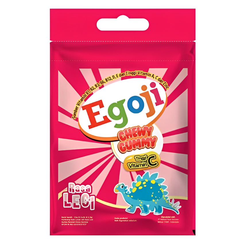 Egoji Chewy Rasa Leci - 10 Pcs