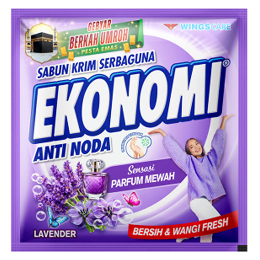Ekonomi Detergen Cream Violet - 325 gr