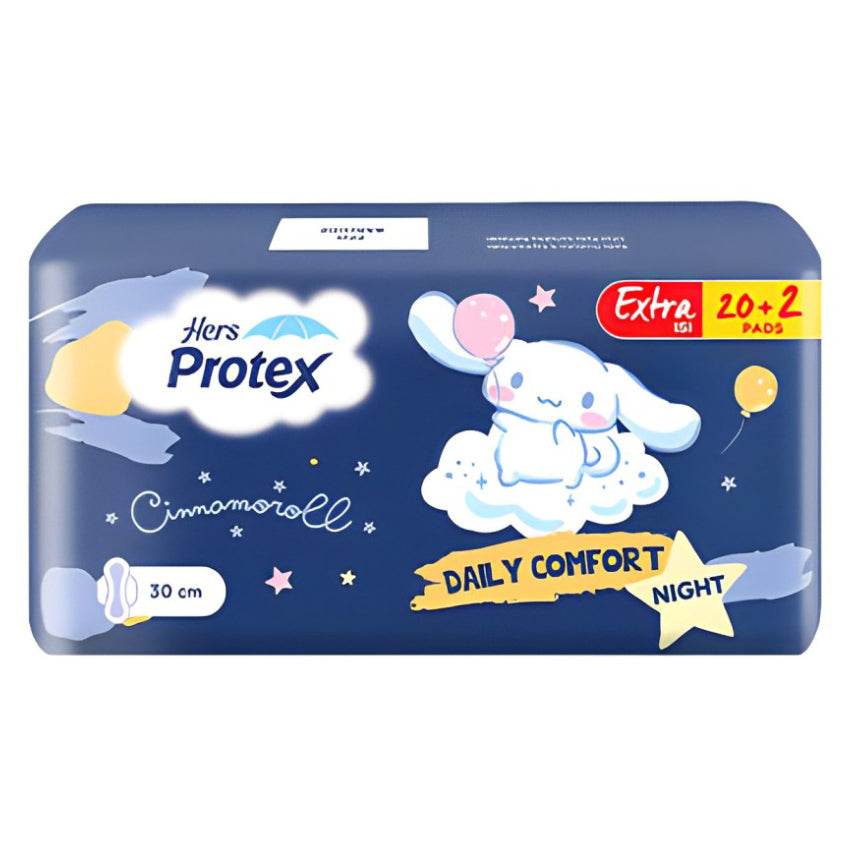 Gambar Hers Protex Daily Comfort Night Wing 30 cm - 20 Pads Jenis Perawatan Ms V