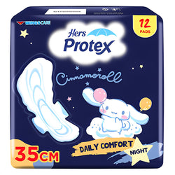 Gambar Hers Protex Comfort Night Wing 35 cm - 12 Pads Perawatan Ms V