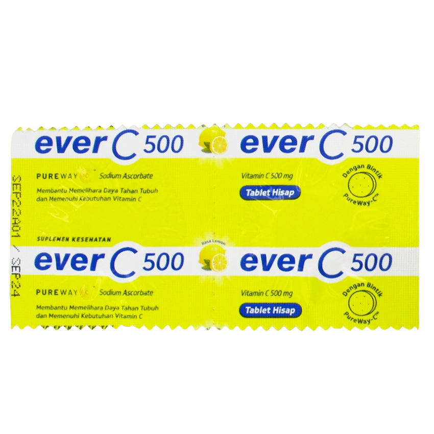 Ever-C Vitamin C 500 mg Rasa Lemon - 2 Tablet
