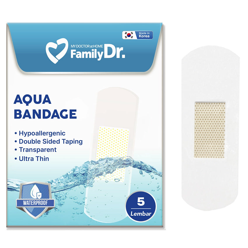 FamilyDr Bandage Aqua Band Waterproof Plaster - 5 Pcs