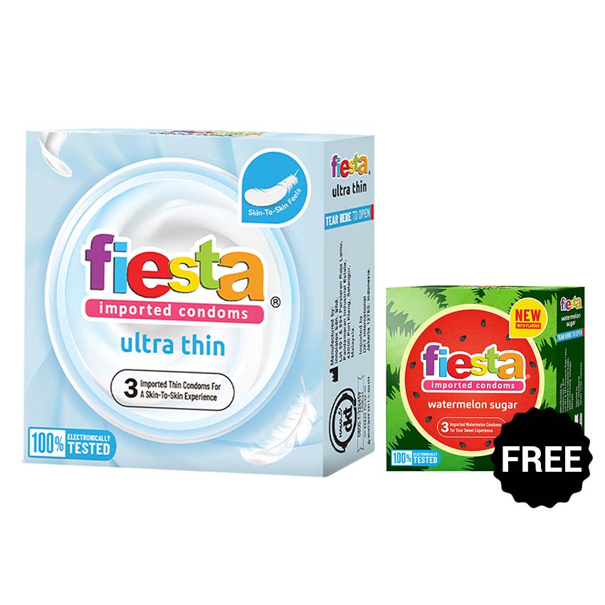 Fiesta Kondom Ultra Thin - 3 Pcs