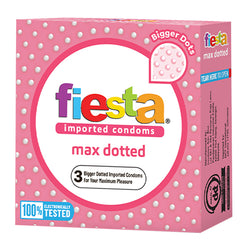 Gambar Fiesta Kondom Max Dotted - 3 Pcs Kondom