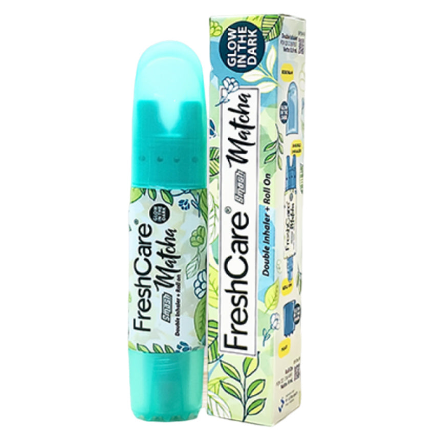 Gambar Fresh Care Smash Matcha Minyak Angin Roll On Double Inhaler - 1 Pcs Jenis Kesehatan