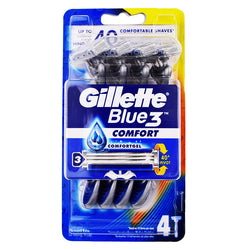 Gambar Gillette Blue III Comfort - 4 Razors Peralatan Cukur