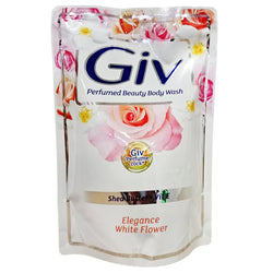 Gambar Giv Beauty Flowers & Vanilla Body Wash Pouch - 400 mL Perawatan Tubuh