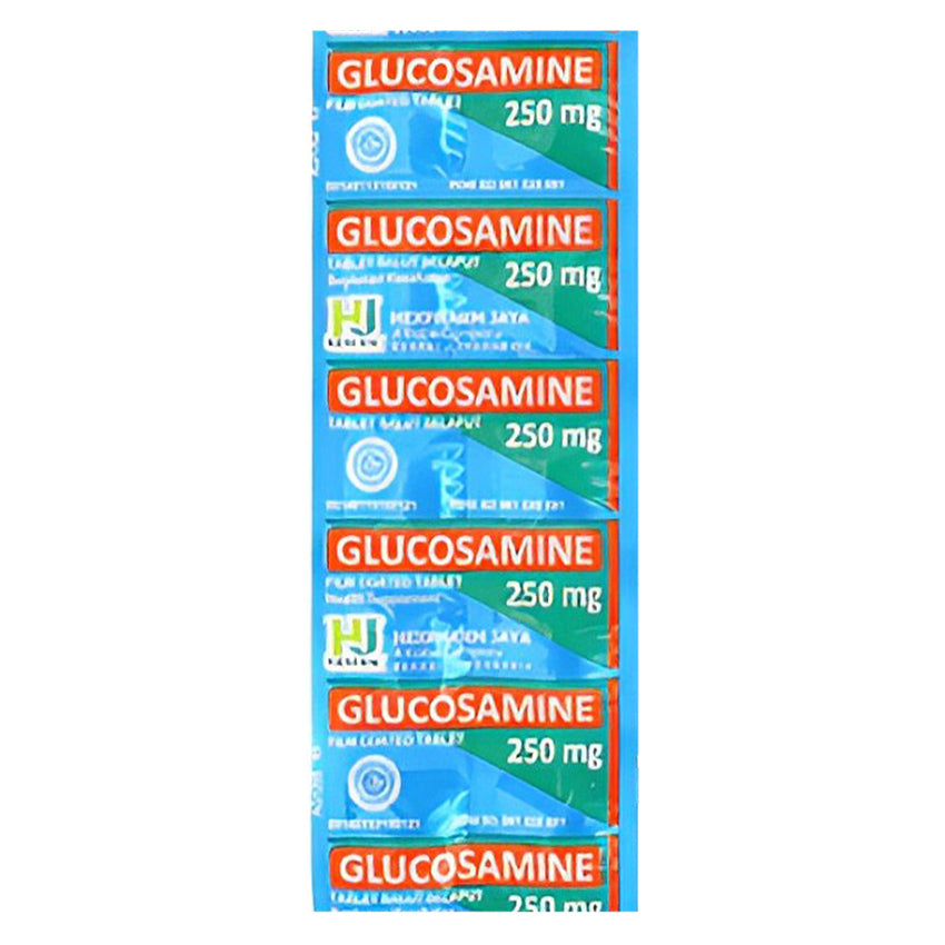 Glucosamine 250mg Obat Nyeri Sendi - 10 Tablet [Hexpharm]