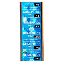 Gambar Glimepiride 1mg Obat Diabetes - 10 Tablet [Hexpharm] Obat