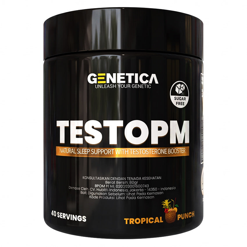 Genetica Testo PM 3in1 Testoterone Booster + Sleep Support - 80 gr