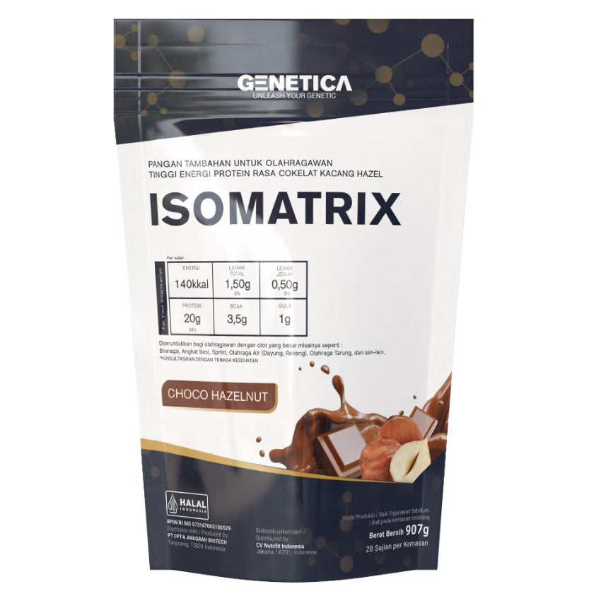 Genetica Isomatrix Pangan Tinggi Protein Rasa Coklat 2 Lbs - 907 gr