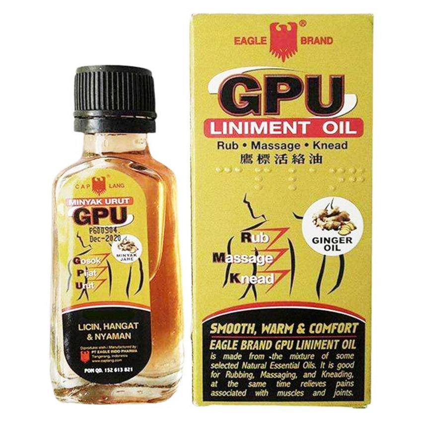 Jual GPU Minyak Gosok Pijat Urut Liniment Oil Jahe - 30 mL Harga ...