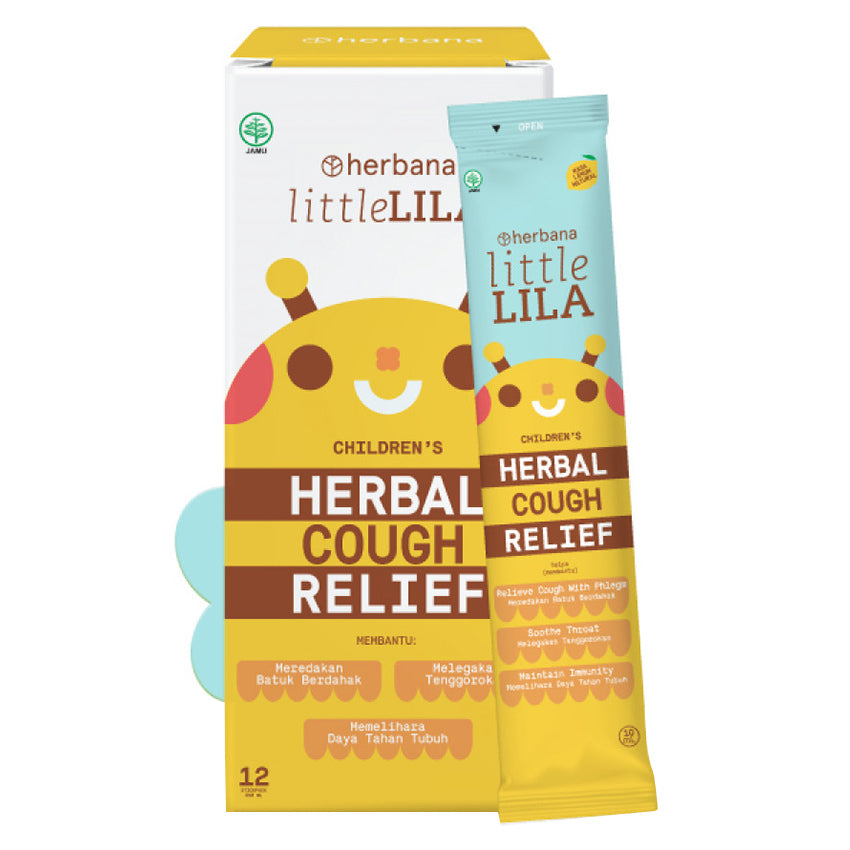 Herbana Little Lila Children's Herbal Cough Relief - 12 Stickpack