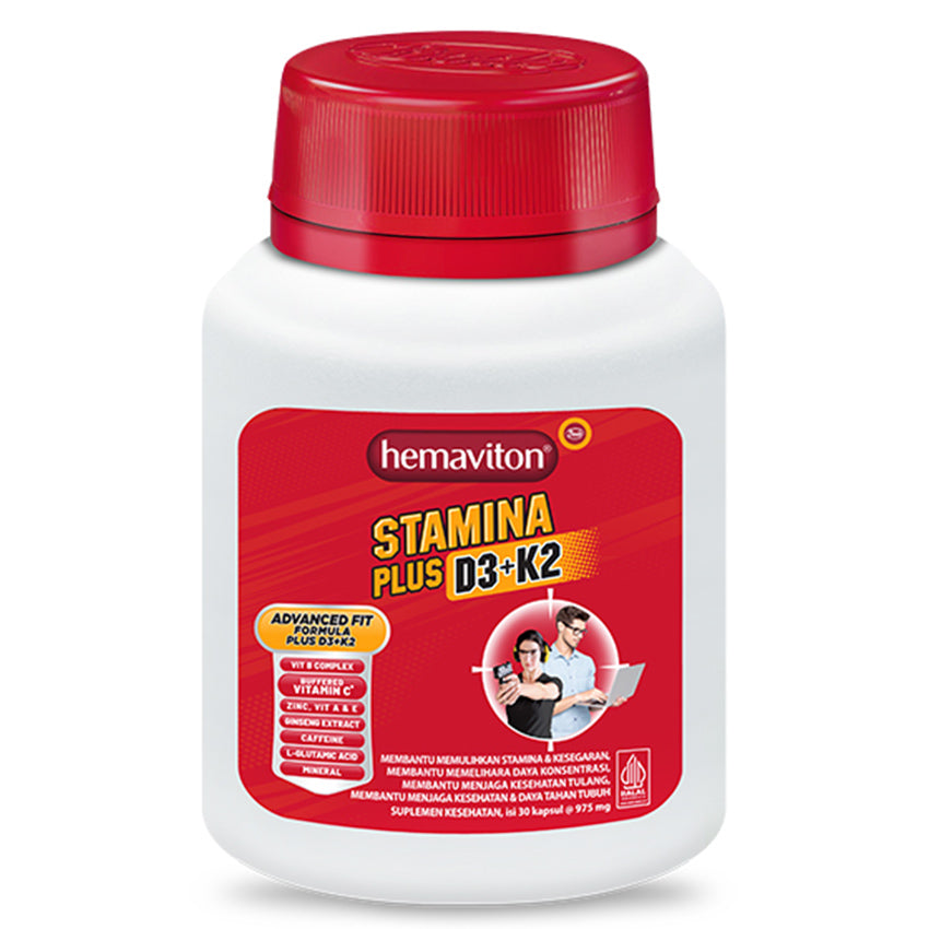 Hemaviton Stamina Plus Botol - 30 Kapsul