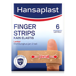 Gambar Hansaplast Kain Elastis Finger Strips - 6 Sheets Suplemen Kesehatan