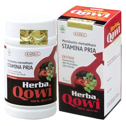 Gambar Herba Qowi Suplemen Stamina Pria - 60 Kapsul Obat Kuat