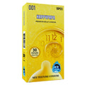Happypapa Kondom 001 Gerigi Pipa Ice Gold - 10 Pcs