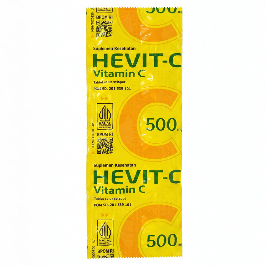 Hevit-C Vitamin C 500 mg - 10 Tablet