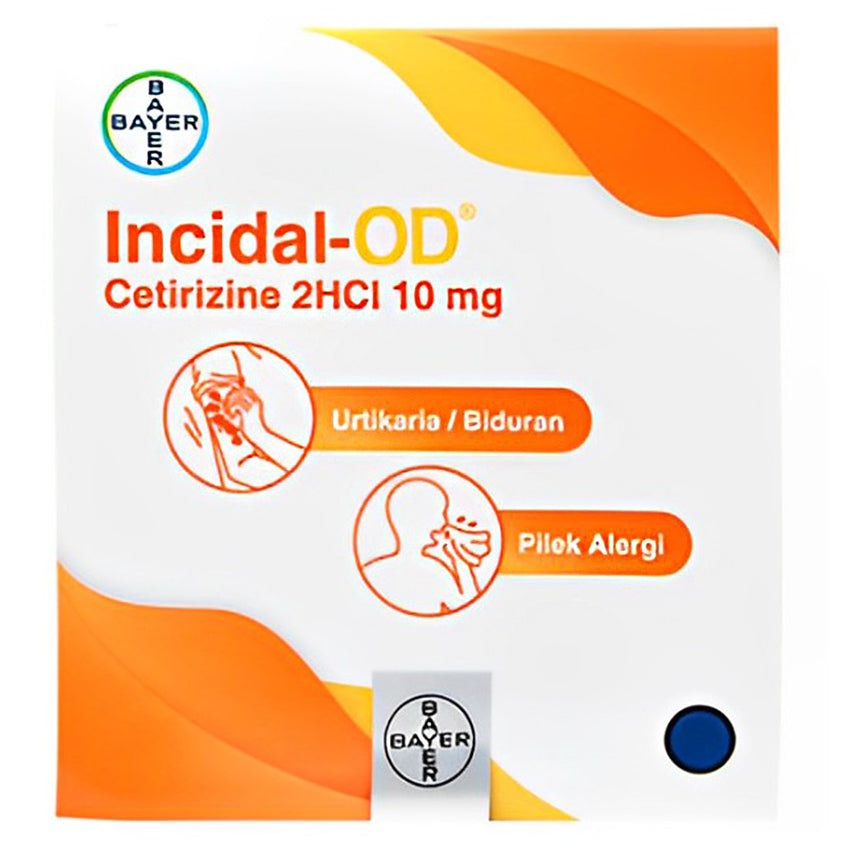 Incidal-OD Obat Alergi - 4 Kapsul [Bayer]