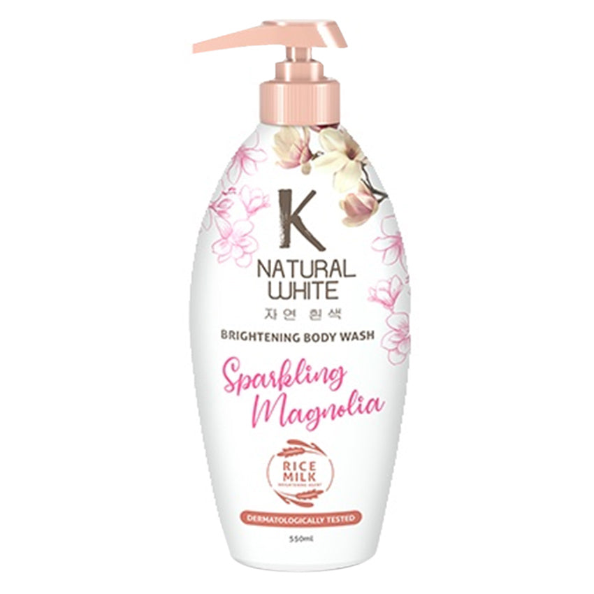 Gambar K Natural White Cotton Flower Body Wash Bottle - 500 mL Jenis Perawatan Tubuh