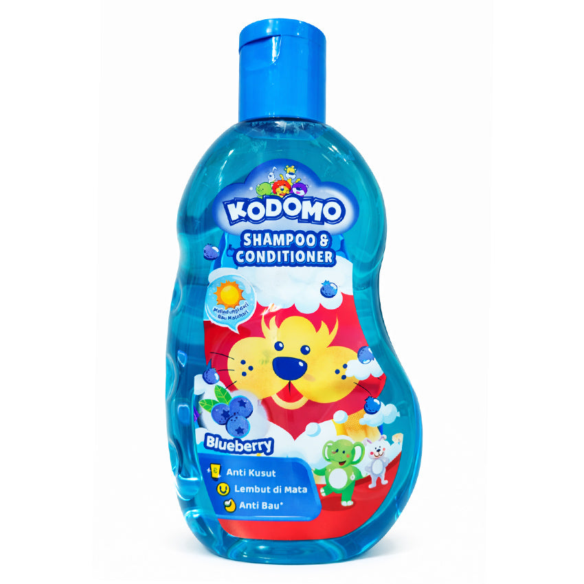 Kodomo Shampoo Blueberry Bottle - 200 mL