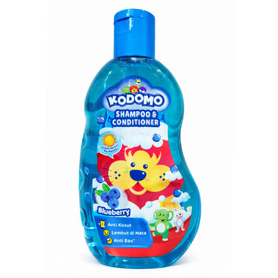 Kodomo Shampoo Blueberry Bottle - 200 mL