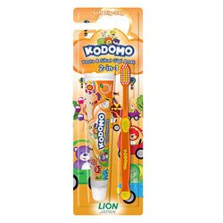Gambar Kodomo Zigzag 2in1 Toothbrush & Toothpaste - 1 Pcs Perlengkapan Bayi & Anak