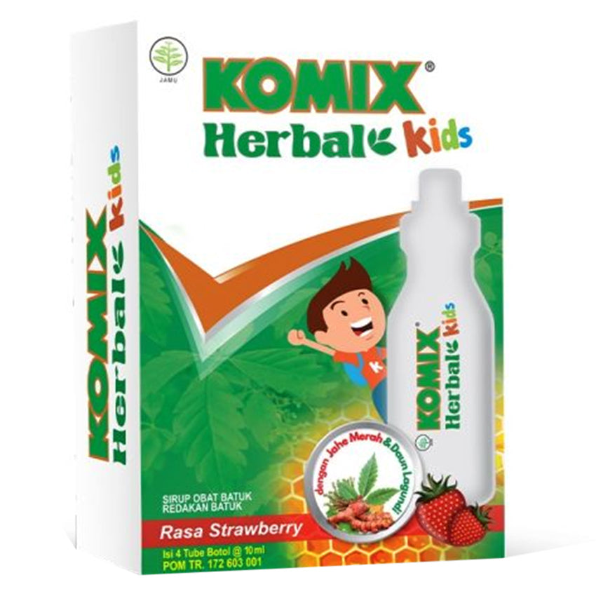 Komix Herbal Kids Obat Batuk Anak - 4 Tube