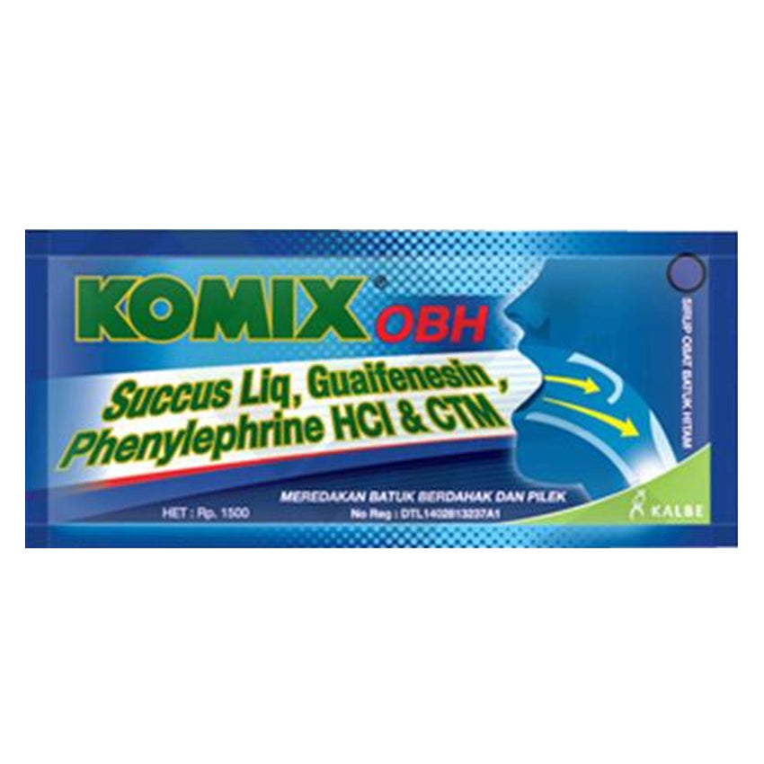 Komix OBH PE Obat Batuk Sirup - 1 Sachet