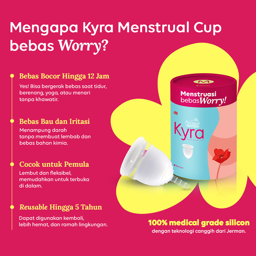 Kyra Menstrual Cup - 1 Pcs