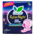 Laurier Relax Night Pembalut Wanita Wing 35cm - 12 pcs