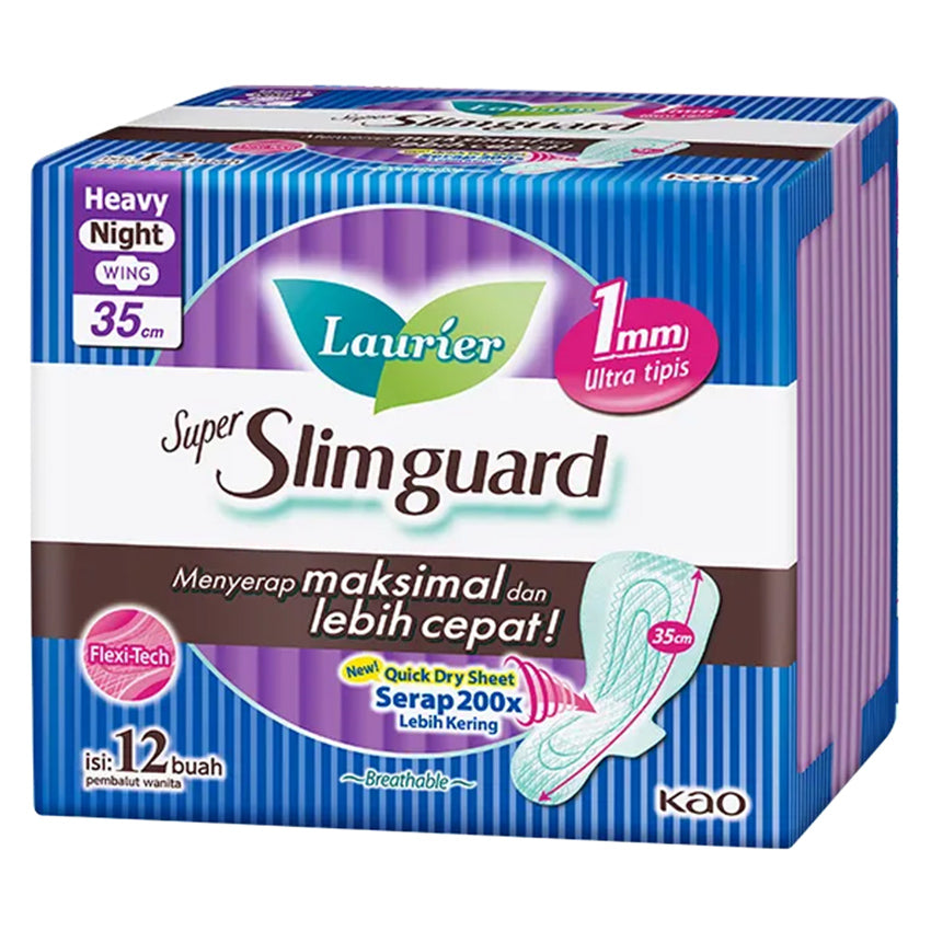 Laurier Super Slimguard Night Wing 35 cm - 12 Pads