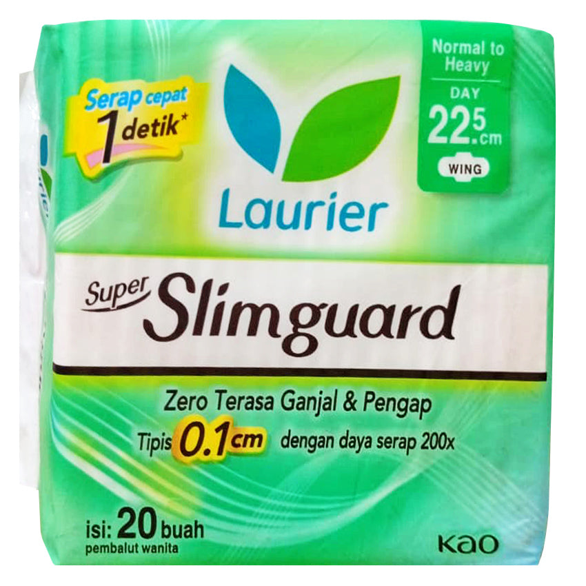 Laurier Super Slimguard with Gathers 22.5 cm - 20 Pads