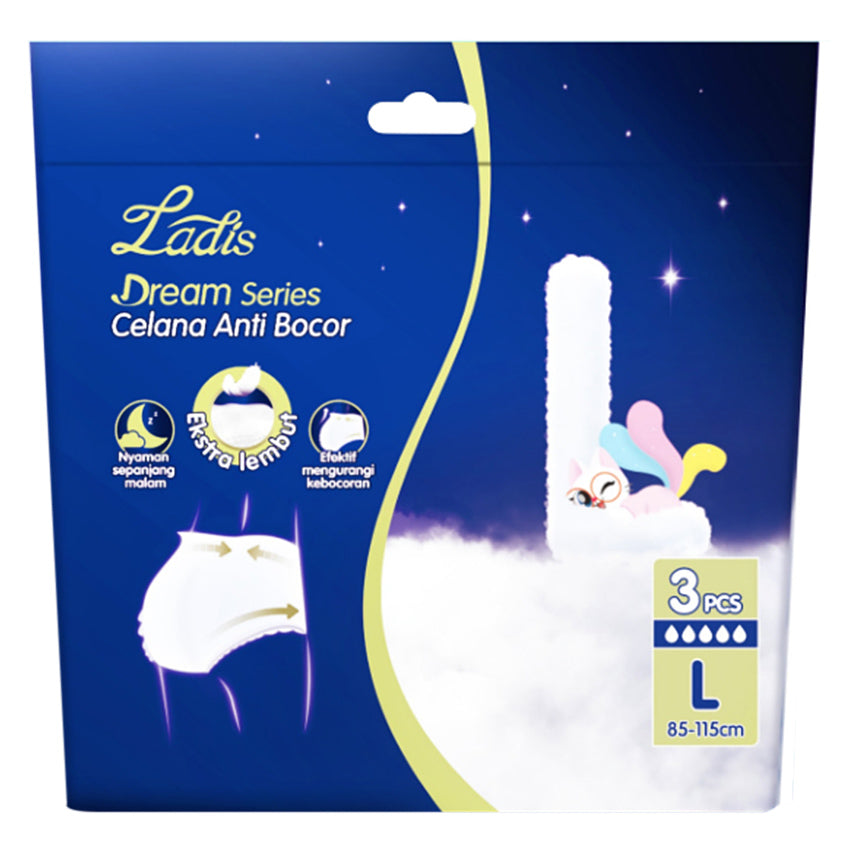 Ladis Dream Celana Menstruasi Size L - 3 Pads