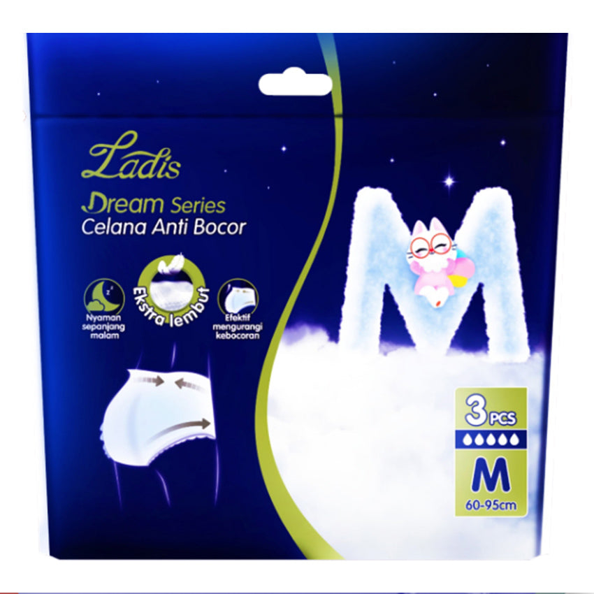 Ladis Dream Celana Menstruasi Size M - 3 Pads