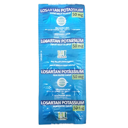 Gambar Losartan 50 mg Obat Hipertensi - 10 Tablet [Hexpharm] Obat