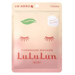 Gambar Lululun Yamanashi Nagano Peach Sheet Mask - 7 Sheets Perawatan Wajah