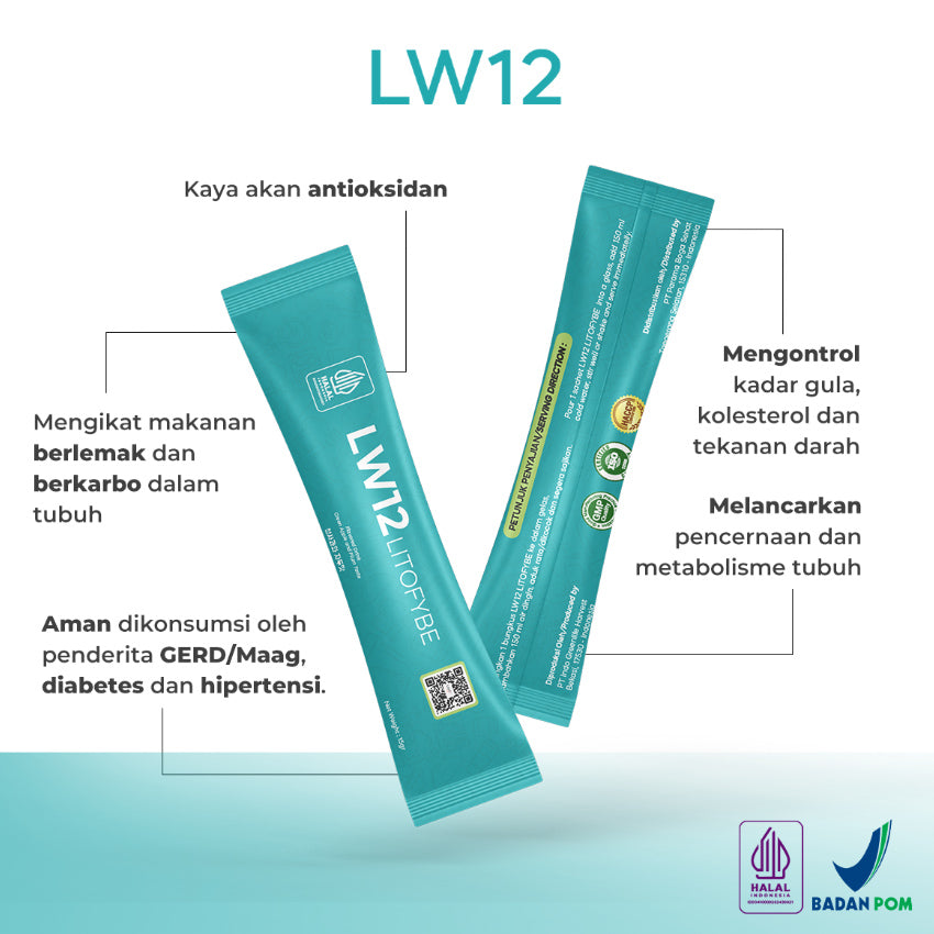 Gambar LW12 Litofybe Minuman Tinggi Serta untuk Diet - 5 Sachet Jenis Obat Pelangsing