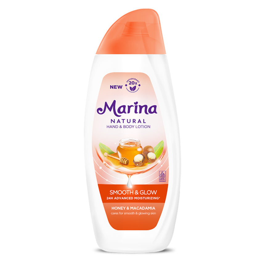 Marina Handbody Lotion Natural Smooth & Glow - 475 mL