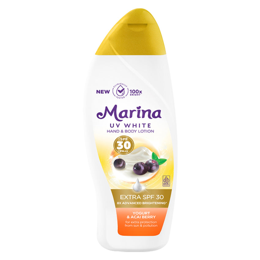 Marina Handbody Lotion White Extra SPF 30 - 185 mL